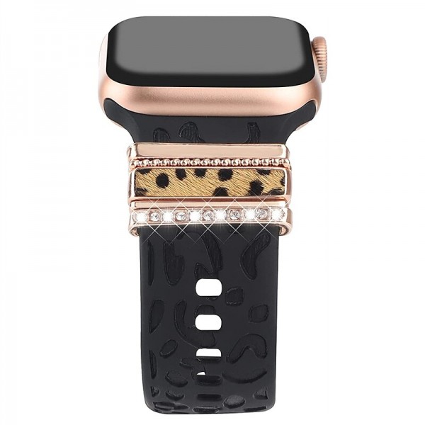 Decorative Rings Loops Compatible with Apple Watch band Bling Diamond Luxury Charms Rhinestone Strap Replacement Wristband for 38/40/41mm 42/44/45/49mm Ultra Series 8 7 6 5 4 3 2 1 SE Decorative Rings Loops Compatible with Apple Watch band Bling Diamond Luxury Charms Rhinestone Strap Replacement Wristband for 38/40/41mm 42/44/45/49mm Ultra Series 8 7 6 5 4 3 2 1 SE