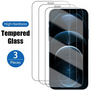 3 Pack Screen Protector For Apple iPhone 15 Pro Max Plus iPhone 14 13 12 11 Pro Max Mini X XR XS Max 8 7 Plus Tempered Glass 9H Hardness Anti-Fingerprint High Definition Ultra Thin 3D Touch Compatible