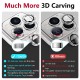 1 Set Camera Lens Protector For Apple iPhone 15 Pro Max Plus iPhone 14 13 12 11 Pro Max Mini X XR XS Max 8 7 Plus Aluminum alloy 9H Hardness Anti-Fingerprint Diamond Scratch Proof 1 Set Camera Lens Protector For Apple iPhone 15 Pro Max Plus iPhone 14 13 12 11 Pro Max Mini X XR XS Max 8 7 Plus Aluminum alloy 9H Hardness Anti-Fingerprint Diamond Scratch Proof