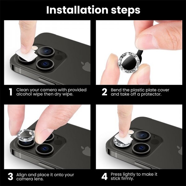1 Set Camera Lens Protector For Apple iPhone 15 Pro Max Plus iPhone 14 13 12 11 Pro Max Mini X XR XS Max 8 7 Plus Aluminum alloy 9H Hardness Anti-Fingerprint Diamond Scratch Proof 1 Set Camera Lens Protector For Apple iPhone 15 Pro Max Plus iPhone 14 13 12 11 Pro Max Mini X XR XS Max 8 7 Plus Aluminum alloy 9H Hardness Anti-Fingerprint Diamond Scratch Proof