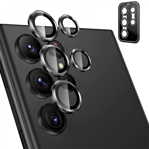 1 Set Camera Lens Protector For Samsung S24 Ultra Plus S23 Ultra Plus S22 Ultra Tempered Glass Aluminum alloy 9H Hardness Anti-Fingerprint Diamond Scratch Proof 1 Set Camera Lens Protector For Samsung S24 Ultra Plus S23 Ultra Plus S22 Ultra Tempered Glass Aluminum alloy 9H Hardness Anti-Fingerprint Diamond Scratch Proof
