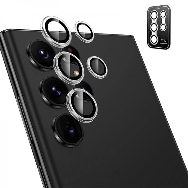 1 Set Camera Lens Protector For Samsung S24 Ultra Plus S23 Ultra Plus S22 Ultra Tempered Glass Aluminum alloy 9H Hardness Anti-Fingerprint Diamond Scratch Proof 1 Set Camera Lens Protector For Samsung S24 Ultra Plus S23 Ultra Plus S22 Ultra Tempered Glass Aluminum alloy 9H Hardness Anti-Fingerprint Diamond Scratch Proof