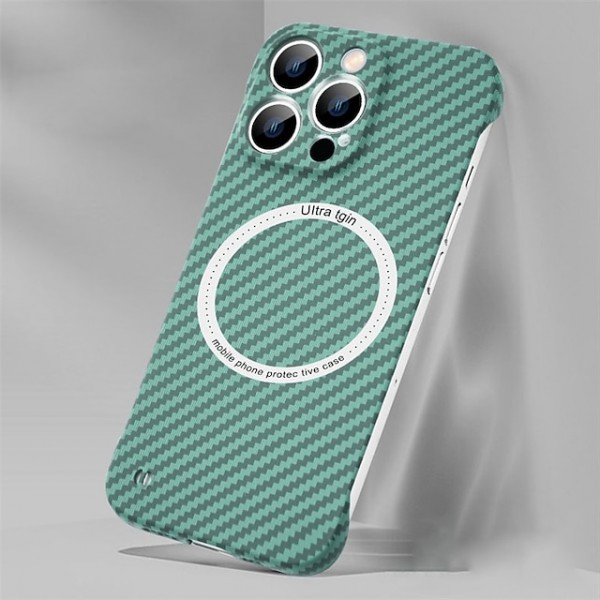 Phone Case For Apple iPhone 15 Pro Max Plus iPhone 14 Pro Max iPhone 13 Pro Max 12 11 Slim Case With Magsafe Ultra Thin Shockproof Carbon Fiber PC