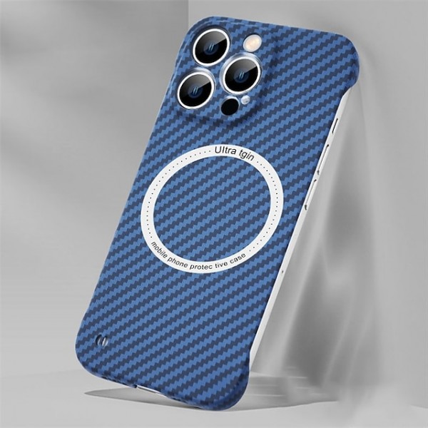 Phone Case For Apple iPhone 15 Pro Max Plus iPhone 14 Pro Max iPhone 13 Pro Max 12 11 Slim Case With Magsafe Ultra Thin Shockproof Carbon Fiber PC