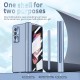 Phone Case For Samsung Galaxy Z Fold 5 Z Fold 4 Z Fold 3 Full Body Case Flip Pencil Holder Plating Solid Colored PC Phone Case For Samsung Galaxy Z Fold 5 Z Fold 4 Z Fold 3 Full Body Case Flip Pencil Holder Plating Solid Colored PC