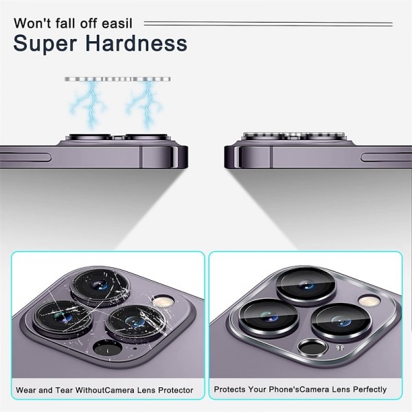 3 Pack Camera Lens Protector For Apple iPhone 15 Pro Max Plus iPhone 14 Pro Max iPhone 13 iPhone 12 iPhone 11 Tempered Glass 9H Hardness High Definition Scratch Proof 3 Pack Camera Lens Protector For Apple iPhone 15 Pro Max Plus iPhone 14 Pro Max iPhone 13 iPhone 12 iPhone 11 Tempered Glass 9H Hardness High Definition Scratch Proof