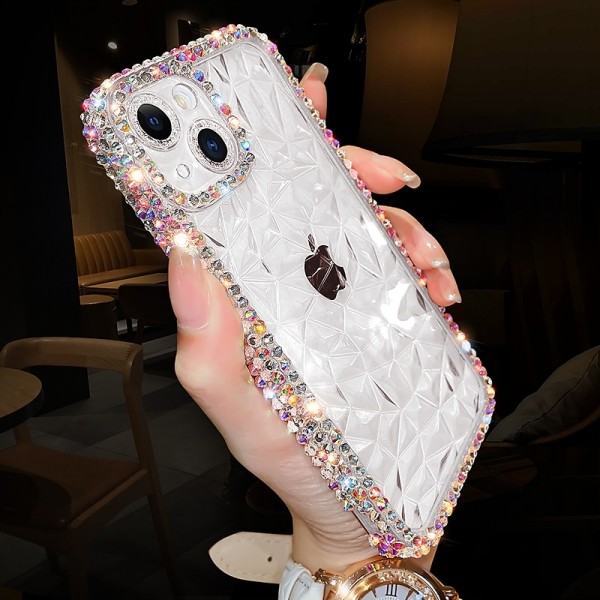 Phone Case For iPhone 15 Pro Max Plus iPhone 14 13 12 11 Pro Max Plus Crystal Clear Non-Yellowing Shockproof Rhinestone Silica Gel Silicone Phone Case For iPhone 15 Pro Max Plus iPhone 14 13 12 11 Pro Max Plus Crystal Clear Non-Yellowing Shockproof Rhinestone Silica Gel Silicone