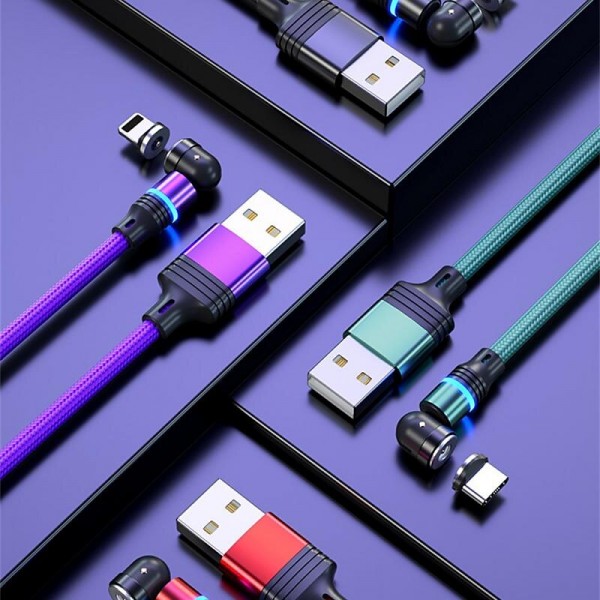 Multi Charging Cable 0.5m(1.5Ft) 3.3ft 6.6ft USB A to Lightning / micro / USB C 2.4 A Charging Cable Fast Charging Nylon Braided 3 in 1 Magnetic For Samsung Xiaomi Huawei Phone Accessory Multi Charging Cable 0.5m(1.5Ft) 3.3ft 6.6ft USB A to Lightning / micro / USB C 2.4 A Charging Cable Fast Charging Nylon Braided 3 in 1 Magnetic For Samsung Xiaomi Huawei Phone Accessory