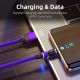 Multi Charging Cable 0.5m(1.5Ft) 3.3ft 6.6ft USB A to Lightning / micro / USB C 2.4 A Charging Cable Fast Charging Nylon Braided 3 in 1 Magnetic For Samsung Xiaomi Huawei Phone Accessory Multi Charging Cable 0.5m(1.5Ft) 3.3ft 6.6ft USB A to Lightning / micro / USB C 2.4 A Charging Cable Fast Charging Nylon Braided 3 in 1 Magnetic For Samsung Xiaomi Huawei Phone Accessory
