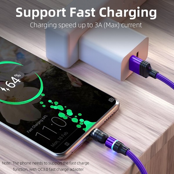 Multi Charging Cable 0.5m(1.5Ft) 3.3ft 6.6ft USB A to Lightning / micro / USB C 2.4 A Charging Cable Fast Charging Nylon Braided 3 in 1 Magnetic For Samsung Xiaomi Huawei Phone Accessory Multi Charging Cable 0.5m(1.5Ft) 3.3ft 6.6ft USB A to Lightning / micro / USB C 2.4 A Charging Cable Fast Charging Nylon Braided 3 in 1 Magnetic For Samsung Xiaomi Huawei Phone Accessory