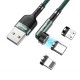 540 Magnetic Cable 3A Fast Charging Micro USB Type C Cable For iPhone Xiaomi Samsung Magnet Charger Phone Data Cord Wire 540 Magnetic Cable 3A Fast Charging Micro USB Type C Cable For iPhone Xiaomi Samsung Magnet Charger Phone Data Cord Wire