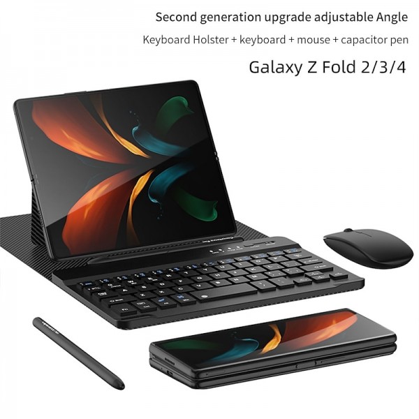 Phone Case For Samsung Galaxy Z Fold 5 Z Fold 4 Z Fold 3 Z Fold 2 Back Cover Bumper Frame Flip with Keyboard Solid Colored PC Phone Case For Samsung Galaxy Z Fold 5 Z Fold 4 Z Fold 3 Z Fold 2 Back Cover Bumper Frame Flip with Keyboard Solid Colored PC