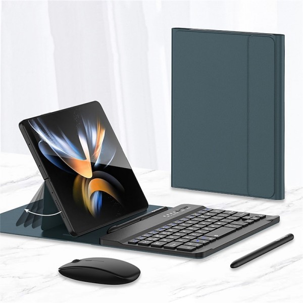 Phone Case For Samsung Galaxy Z Fold 5 Z Fold 4 Z Fold 3 Z Fold 2 Back Cover Bumper Frame Flip with Keyboard Solid Colored PC Phone Case For Samsung Galaxy Z Fold 5 Z Fold 4 Z Fold 3 Z Fold 2 Back Cover Bumper Frame Flip with Keyboard Solid Colored PC