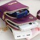Phone Bag Women&#039;s Fashion Zipper Crossbody Bag Versatile Nylon Storage Bag For Coin &amp; Earphone Portable Card Holder Phone Case For iPhone 14 13 Pro Max 12 Samsung S23 S22 Plus S21 Up to 6.7 Inch