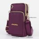 Phone Bag Women&#039;s Fashion Zipper Crossbody Bag Versatile Nylon Storage Bag For Coin &amp; Earphone Portable Card Holder Phone Case For iPhone 14 13 Pro Max 12 Samsung S23 S22 Plus S21 Up to 6.7 Inch