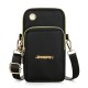 Phone Bag Women&#039;s Fashion Zipper Crossbody Bag Versatile Nylon Storage Bag For Coin &amp; Earphone Portable Card Holder Phone Case For iPhone 14 13 Pro Max 12 Samsung S23 S22 Plus S21 Up to 6.7 Inch