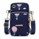 Phone Bag Women&#039;s Fashion Zipper Crossbody Bag Versatile Nylon Storage Bag For Coin &amp; Earphone Portable Card Holder Phone Case For iPhone 14 13 Pro Max 12 Samsung S23 S22 Plus S21 Up to 6.7 Inch