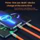 3.3ft 120W 3-In-1 Multi Fast Charging Nylon Braided Cable USB Charger Cord With 3 Different Ports (USB C/Micro/Lightning) 3.3ft 120W 3-In-1 Multi Fast Charging Nylon Braided Cable USB Charger Cord With 3 Different Ports (USB C/Micro/Lightning)