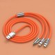 3.3ft 120W 3-In-1 Multi Fast Charging Nylon Braided Cable USB Charger Cord With 3 Different Ports (USB C/Micro/Lightning) 3.3ft 120W 3-In-1 Multi Fast Charging Nylon Braided Cable USB Charger Cord With 3 Different Ports (USB C/Micro/Lightning)