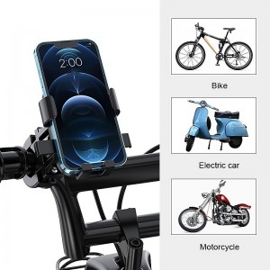 Cell Phone Holder Stand Mount Adjustable Removable Solid Car Phone Holder for Car Compatible with All Mobile Phone Phone Accessory Anti-silp Mobile Phone Holder Mount For Outdoor Riding Mountain Bike