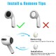 3 Pairs Replacement Ear Tips for Apple Airpods Pro and Airpods Pro 2nd Generation with Noise Reduction Hole Silicone Ear Tips for Airpods Pro Fit in The Charging Case 3 Pairs Replacement Ear Tips for Apple Airpods Pro and Airpods Pro 2nd Generation with Noise Reduction Hole Silicone Ear Tips for Airpods Pro Fit in The Charging Case