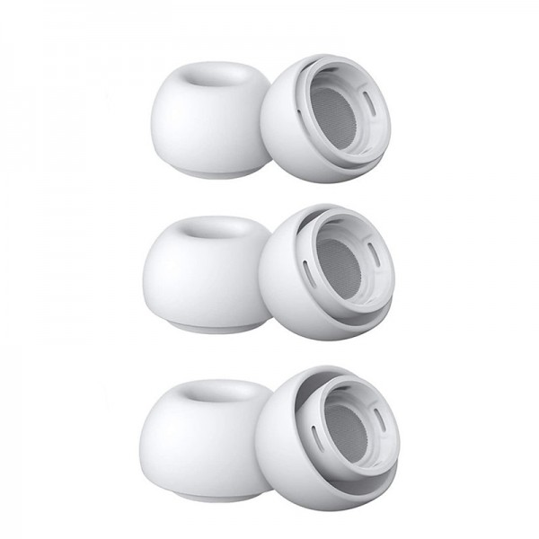 3 Pairs Replacement Ear Tips for Apple Airpods Pro and Airpods Pro 2nd Generation with Noise Reduction Hole Silicone Ear Tips for Airpods Pro Fit in The Charging Case 3 Pairs Replacement Ear Tips for Apple Airpods Pro and Airpods Pro 2nd Generation with Noise Reduction Hole Silicone Ear Tips for Airpods Pro Fit in The Charging Case