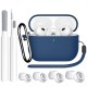 4 in 1 for AirPods Pro 2nd/1st Generation Case Cover 2022/2019 with Cleaner kit&Replacement Eartips(XS/S/M/L)Soft Silicone AirPod Pro Case with Keychain and Lanyard 4 in 1 for AirPods Pro 2nd/1st Generation Case Cover 2022/2019 with Cleaner kit&Replacement Eartips(XS/S/M/L)Soft Silicone AirPod Pro Case with Keychain and Lanyard