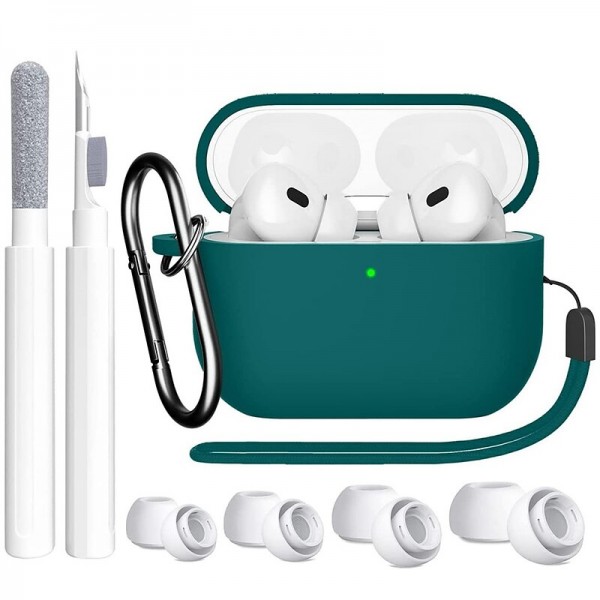 4 in 1 for AirPods Pro 2nd/1st Generation Case Cover 2022/2019 with Cleaner kit&Replacement Eartips(XS/S/M/L)Soft Silicone AirPod Pro Case with Keychain and Lanyard 4 in 1 for AirPods Pro 2nd/1st Generation Case Cover 2022/2019 with Cleaner kit&Replacement Eartips(XS/S/M/L)Soft Silicone AirPod Pro Case with Keychain and Lanyard