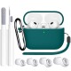 4 in 1 for AirPods Pro 2nd/1st Generation Case Cover 2022/2019 with Cleaner kit&Replacement Eartips(XS/S/M/L)Soft Silicone AirPod Pro Case with Keychain and Lanyard 4 in 1 for AirPods Pro 2nd/1st Generation Case Cover 2022/2019 with Cleaner kit&Replacement Eartips(XS/S/M/L)Soft Silicone AirPod Pro Case with Keychain and Lanyard