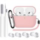 4 in 1 for AirPods Pro 2nd/1st Generation Case Cover 2022/2019 with Cleaner kit&Replacement Eartips(XS/S/M/L)Soft Silicone AirPod Pro Case with Keychain and Lanyard 4 in 1 for AirPods Pro 2nd/1st Generation Case Cover 2022/2019 with Cleaner kit&Replacement Eartips(XS/S/M/L)Soft Silicone AirPod Pro Case with Keychain and Lanyard