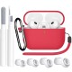 4 in 1 for AirPods Pro 2nd/1st Generation Case Cover 2022/2019 with Cleaner kit&Replacement Eartips(XS/S/M/L)Soft Silicone AirPod Pro Case with Keychain and Lanyard 4 in 1 for AirPods Pro 2nd/1st Generation Case Cover 2022/2019 with Cleaner kit&Replacement Eartips(XS/S/M/L)Soft Silicone AirPod Pro Case with Keychain and Lanyard