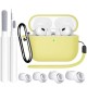 4 in 1 for AirPods Pro 2nd/1st Generation Case Cover 2022/2019 with Cleaner kit&Replacement Eartips(XS/S/M/L)Soft Silicone AirPod Pro Case with Keychain and Lanyard 4 in 1 for AirPods Pro 2nd/1st Generation Case Cover 2022/2019 with Cleaner kit&Replacement Eartips(XS/S/M/L)Soft Silicone AirPod Pro Case with Keychain and Lanyard