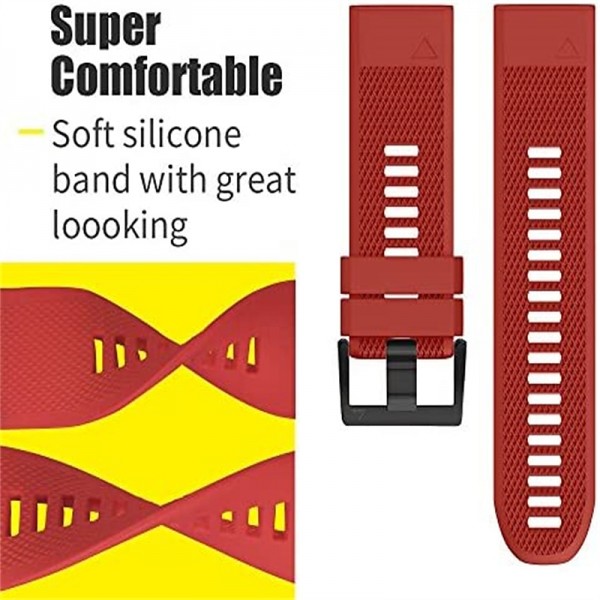 4 Pack Watch Band for Garmin Fenix 7 6 5 Forerunner 955 Solar 945 935 Instinct 2 Epix Approach S62 S60 Marq Descent G1 Quatix 7 Silicone Replacement Strap Quick Fit 22mm Waterproof Adjustable Sport 4 Pack Watch Band for Garmin Fenix 7 6 5 Forerunner 955 Solar 945 935 Instinct 2 Epix Approach S62 S60 Marq Descent G1 Quatix 7 Silicone Replacement Strap Quick Fit 22mm Waterproof Adjustable Sport