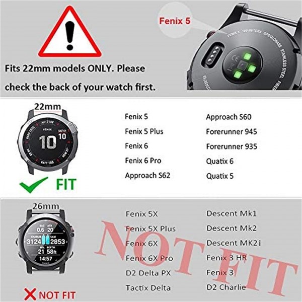 4 Pack Watch Band for Garmin Fenix 7 6 5 Forerunner 955 Solar 945 935 Instinct 2 Epix Approach S62 S60 Marq Descent G1 Quatix 7 Silicone Replacement Strap Quick Fit 22mm Waterproof Adjustable Sport 4 Pack Watch Band for Garmin Fenix 7 6 5 Forerunner 955 Solar 945 935 Instinct 2 Epix Approach S62 S60 Marq Descent G1 Quatix 7 Silicone Replacement Strap Quick Fit 22mm Waterproof Adjustable Sport