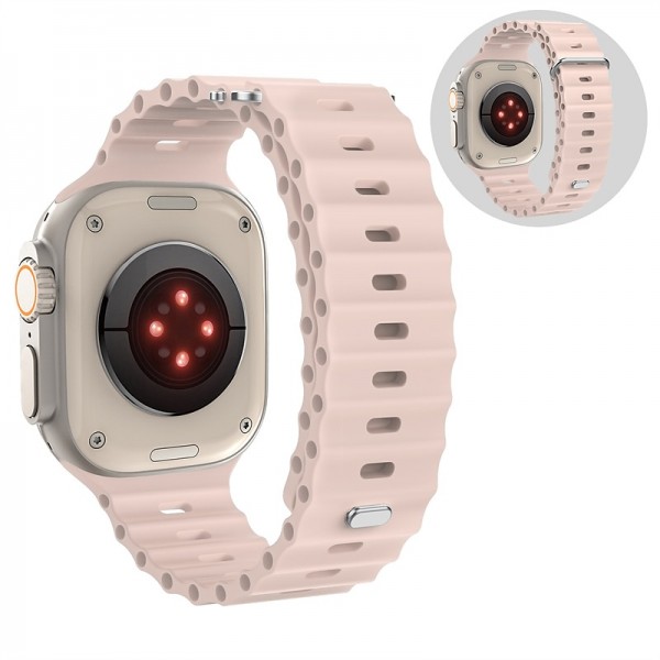 Ocean Band Compatible with Apple Watch band 38mm 40mm 41mm 42mm 44mm 45mm 49mm Waterproof Adjustable Women Men Silicone Strap Replacement Wristband for iwatch Series Ultra 8 7 6 5 4 3 2 1 SE Ocean Band Compatible with Apple Watch band 38mm 40mm 41mm 42mm 44mm 45mm 49mm Waterproof Adjustable Women Men Silicone Strap Replacement Wristband for iwatch Series Ultra 8 7 6 5 4 3 2 1 SE