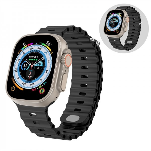 Ocean Band Compatible with Apple Watch band 38mm 40mm 41mm 42mm 44mm 45mm 49mm Waterproof Adjustable Women Men Silicone Strap Replacement Wristband for iwatch Series Ultra 8 7 6 5 4 3 2 1 SE Ocean Band Compatible with Apple Watch band 38mm 40mm 41mm 42mm 44mm 45mm 49mm Waterproof Adjustable Women Men Silicone Strap Replacement Wristband for iwatch Series Ultra 8 7 6 5 4 3 2 1 SE