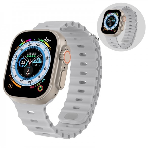 Ocean Band Compatible with Apple Watch band 38mm 40mm 41mm 42mm 44mm 45mm 49mm Waterproof Adjustable Women Men Silicone Strap Replacement Wristband for iwatch Series Ultra 8 7 6 5 4 3 2 1 SE Ocean Band Compatible with Apple Watch band 38mm 40mm 41mm 42mm 44mm 45mm 49mm Waterproof Adjustable Women Men Silicone Strap Replacement Wristband for iwatch Series Ultra 8 7 6 5 4 3 2 1 SE