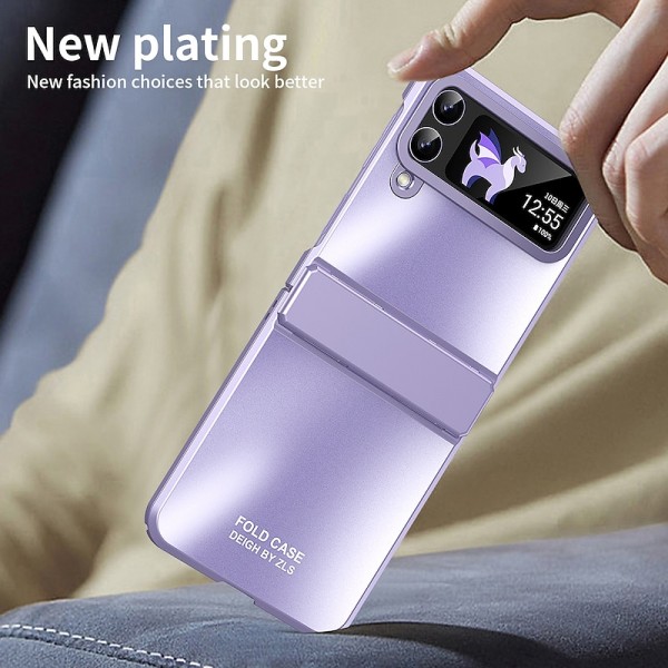 Phone Case For Samsung Galaxy Z Flip 5 Z Flip 4 Z Flip 3 Full Body Case Shockproof Solid Colored Aluminum Alloy Phone Case For Samsung Galaxy Z Flip 5 Z Flip 4 Z Flip 3 Full Body Case Shockproof Solid Colored Aluminum Alloy
