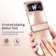 Phone Case For Samsung Galaxy Z Flip 5 Z Flip 4 Z Flip 3 Full Body Case Shockproof Solid Colored Aluminum Alloy Phone Case For Samsung Galaxy Z Flip 5 Z Flip 4 Z Flip 3 Full Body Case Shockproof Solid Colored Aluminum Alloy