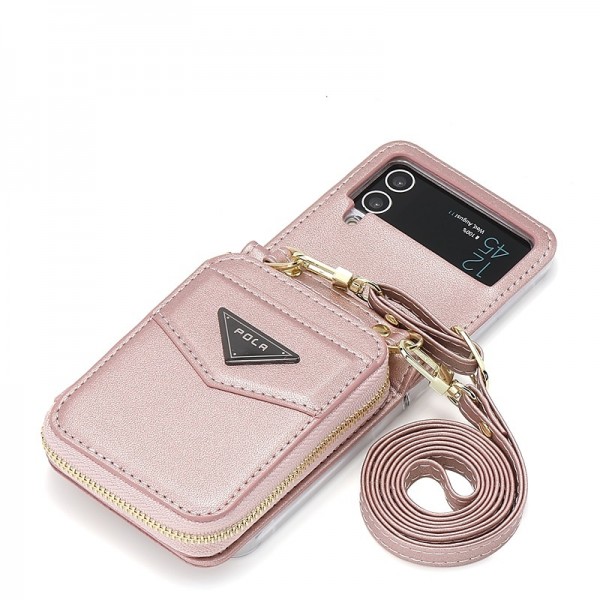 Phone Case For Samsung Galaxy Z Flip 5 Z Flip 4 Z Flip 3 Wallet Case Portable Zipper Card Slot Solid Colored PC PU Leather Phone Case For Samsung Galaxy Z Flip 5 Z Flip 4 Z Flip 3 Wallet Case Portable Zipper Card Slot Solid Colored PC PU Leather