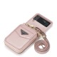 Phone Case For Samsung Galaxy Z Flip 5 Z Flip 4 Z Flip 3 Wallet Case Portable Zipper Card Slot Solid Colored PC PU Leather Phone Case For Samsung Galaxy Z Flip 5 Z Flip 4 Z Flip 3 Wallet Case Portable Zipper Card Slot Solid Colored PC PU Leather
