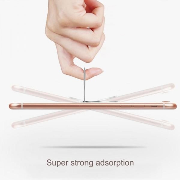 Extremely Thin Luxury Metal Mobile Phone Socket Holder Universal Telephone Magnetic Car Bracket Stand Accessories Finger Ring