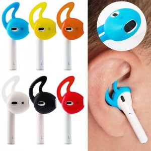5 Pair In-Ear Soft Silicone Eartips Case Cover For Apple Airpods Pro Airpods 3 2 Protective Ear Pads Earphone Cup Earpads With Anti-slip Earhook