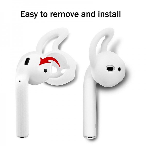 5 Pair In-Ear Soft Silicone Eartips Case Cover For Apple Airpods Pro Airpods 3 2 Protective Ear Pads Earphone Cup Earpads With Anti-slip Earhook 5 Pair In-Ear Soft Silicone Eartips Case Cover For Apple Airpods Pro Airpods 3 2 Protective Ear Pads Earphone Cup Earpads With Anti-slip Earhook