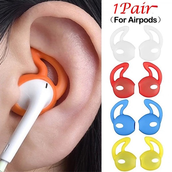 5 Pair In-Ear Soft Silicone Eartips Case Cover For Apple Airpods Pro Airpods 3 2 Protective Ear Pads Earphone Cup Earpads With Anti-slip Earhook 5 Pair In-Ear Soft Silicone Eartips Case Cover For Apple Airpods Pro Airpods 3 2 Protective Ear Pads Earphone Cup Earpads With Anti-slip Earhook