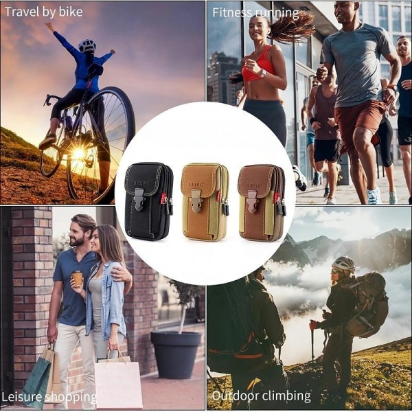 New Sports Phone Bag Coin Purse Card Holder Easy To Carry Large Capacity Men's Sports Bag Hunting Survival Tool Pouch Outdoor Sports Hiking Cycling New Sports Phone Bag Coin Purse Card Holder Easy To Carry Large Capacity Men's Sports Bag Hunting Survival Tool Pouch Outdoor Sports Hiking Cycling