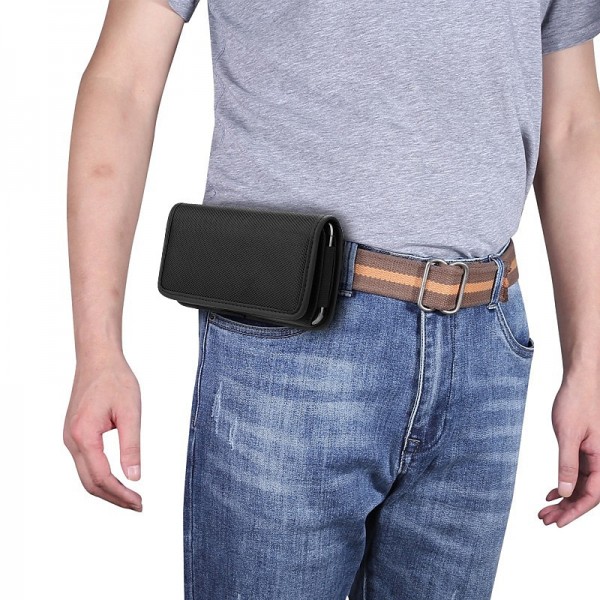 Phone Holster Case Nylon Cell Phone Belt Clip 4.7-6.8inch Pouch Carrying Case Waist Bag For iPhone 13 12 Samsung Galaxy Phone Holster Case Nylon Cell Phone Belt Clip 4.7-6.8inch Pouch Carrying Case Waist Bag For iPhone 13 12 Samsung Galaxy