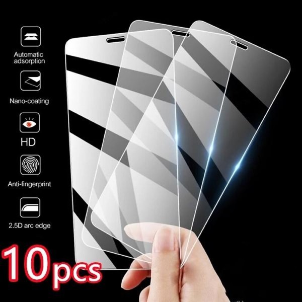 3 pcs 5 pcs 10 pcs Screen Protector For Apple iPhone 15 Pro Max Plus iPhone 14 13 12 11 Pro Max Mini X XR XS Max 8 7 Plus Tempered Glass 9H Hardness Anti Bubbles Anti-Fingerprint High Definition 3 pcs 5 pcs 10 pcs Screen Protector For Apple iPhone 15 Pro Max Plus iPhone 14 13 12 11 Pro Max Mini X XR XS Max 8 7 Plus Tempered Glass 9H Hardness Anti Bubbles Anti-Fingerprint High Definition