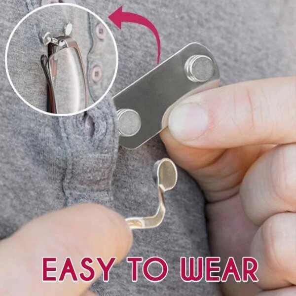 Magnetic Hang Eyeglass Holder Pin Brooches Fashion Multi-function Portable Clothes Clip Buckle Magnet Glasses Headset Line Clips Magnetic Hang Eyeglass Holder Pin Brooches Fashion Multi-function Portable Clothes Clip Buckle Magnet Glasses Headset Line Clips