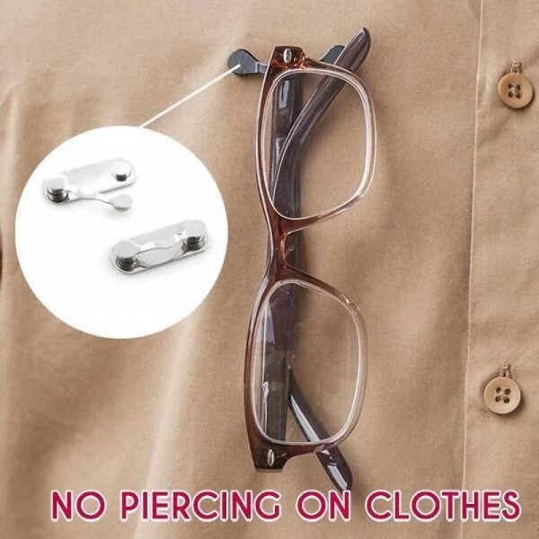 Magnetic Hang Eyeglass Holder Pin Brooches Fashion Multi-function Portable Clothes Clip Buckle Magnet Glasses Headset Line Clips Magnetic Hang Eyeglass Holder Pin Brooches Fashion Multi-function Portable Clothes Clip Buckle Magnet Glasses Headset Line Clips